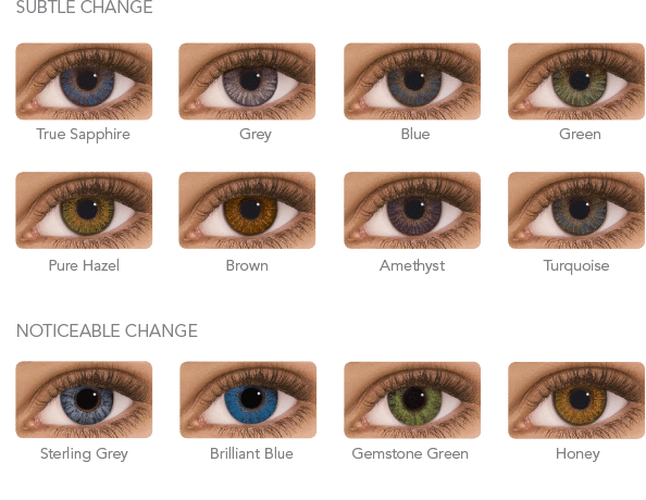 COLORBLENDS farvede kontaktlinser Falkeblik